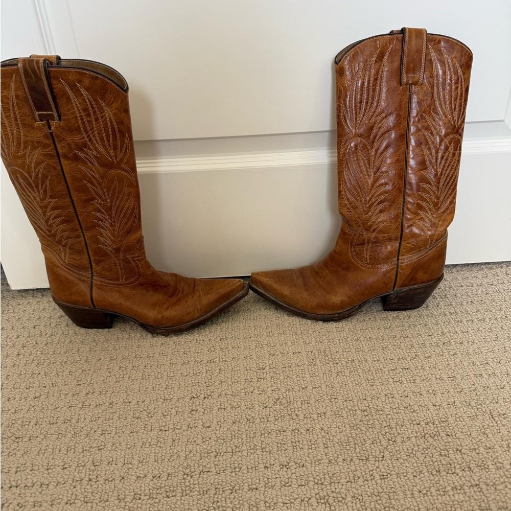 Women’s Leather Cowboy Boots